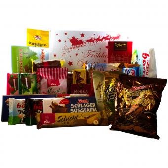 Weihnachten Geschenkbox Ostprodukte "Süßigkeiten" 25-teilig 